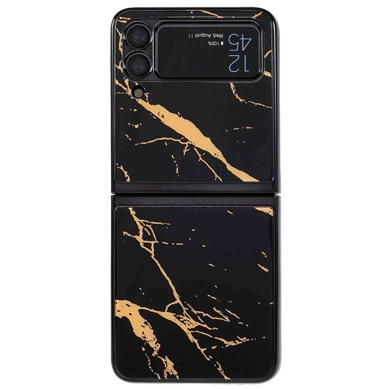 Kryt Na Samsung Galaxy Z Flip 4 Flipové Pouzdro Mramorový Styl