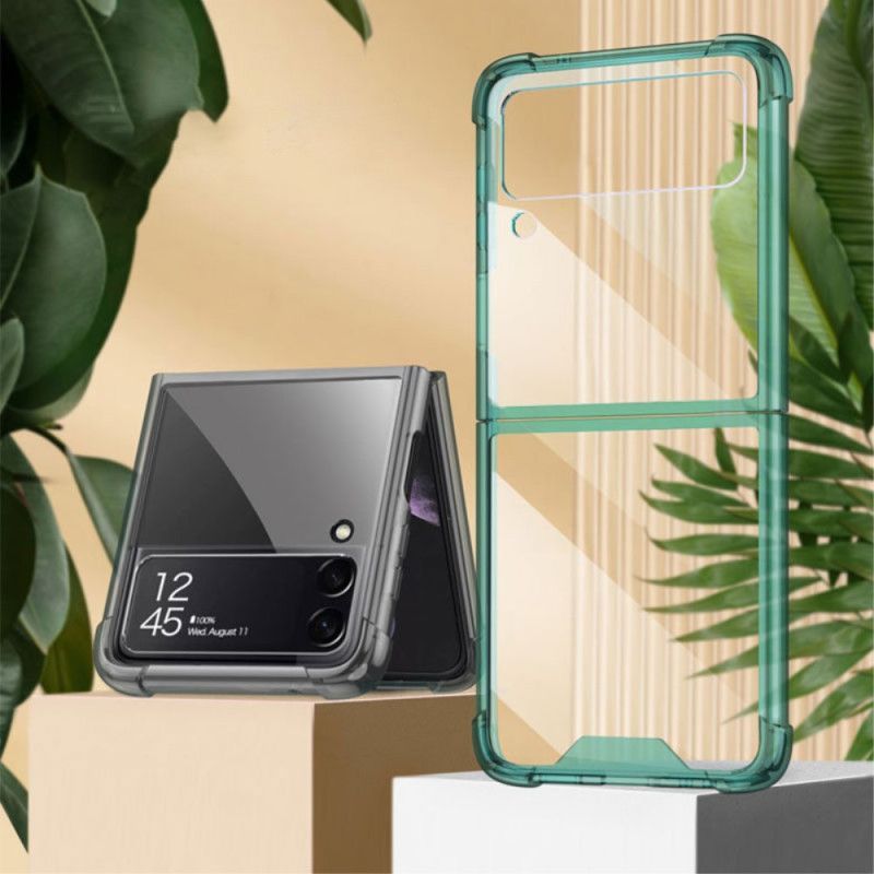 Kryt Na Samsung Galaxy Z Flip 4 Flipové Pouzdro Průhledné Vyztužené Rohy Gkk
