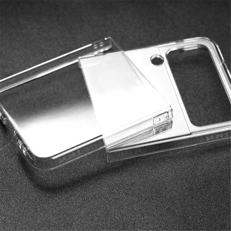 Kryt Na Samsung Galaxy Z Flip 4 Flipové Pouzdro Průhledný Plast