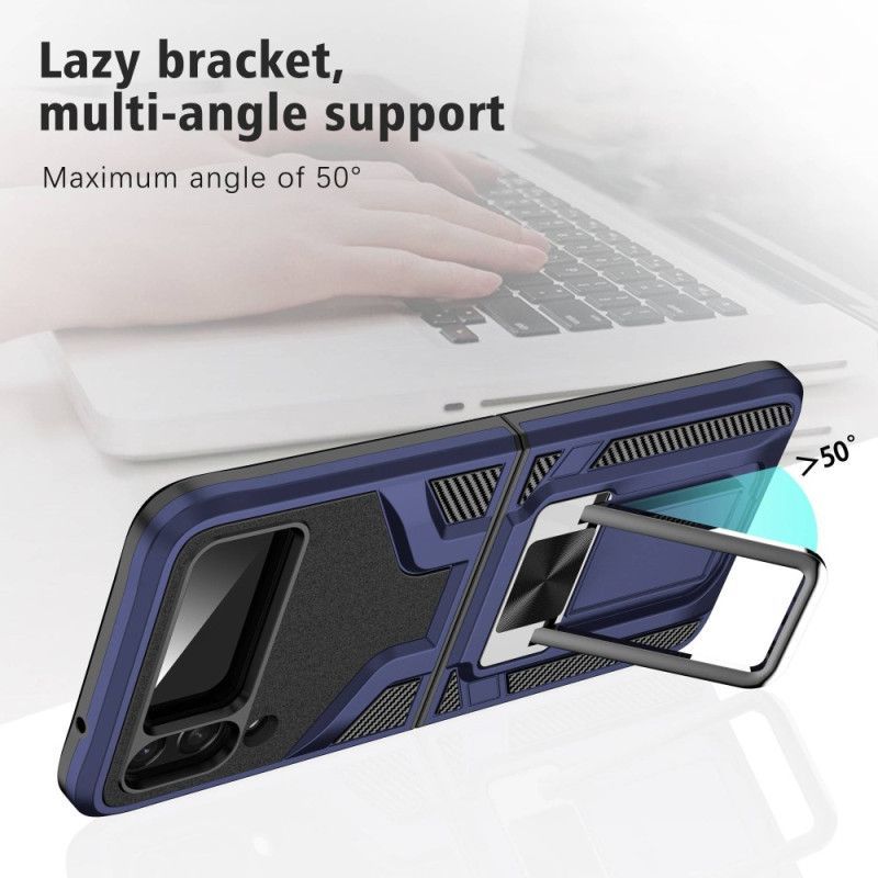 Kryt Na Samsung Galaxy Z Flip 4 Flipové Pouzdro Ring-support