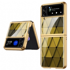 Kryt Na Samsung Galaxy Z Flip 4 Flipové Pouzdro Tvrzené Sklo Gkk Harlequin