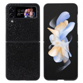 Kryt Na Samsung Galaxy Z Flip 4 Flipové Pouzdro Třpytivé Textury