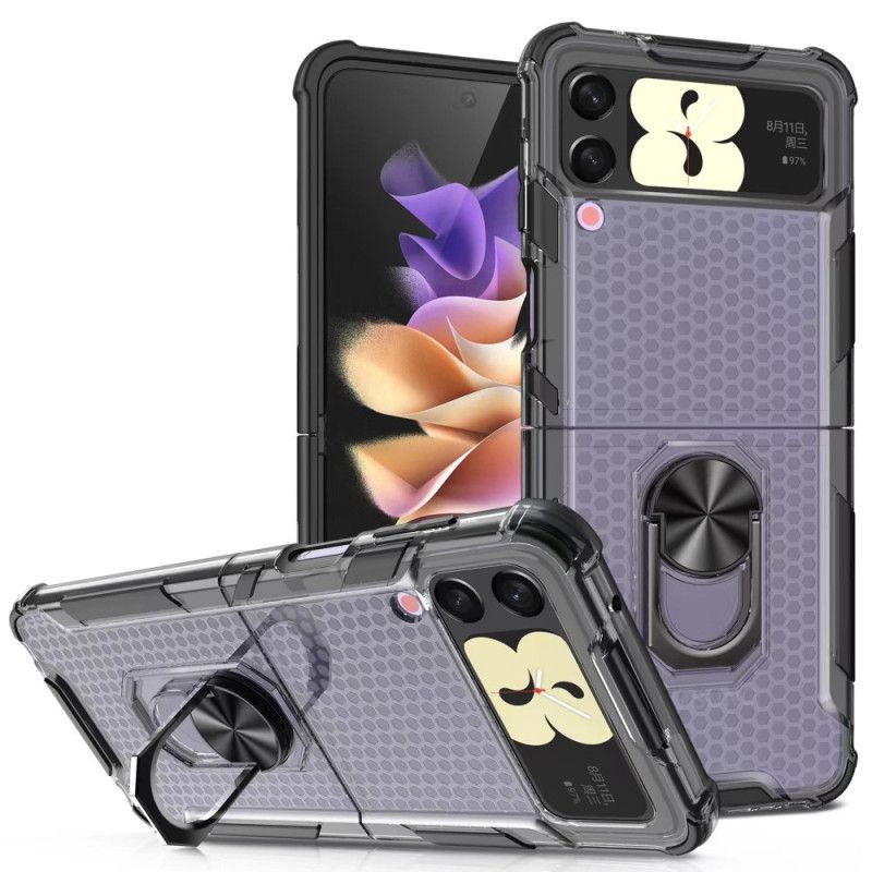 Kryt Na Samsung Galaxy Z Flip 4 Flipové Pouzdro Voština S Kroužkovou Podpěrou