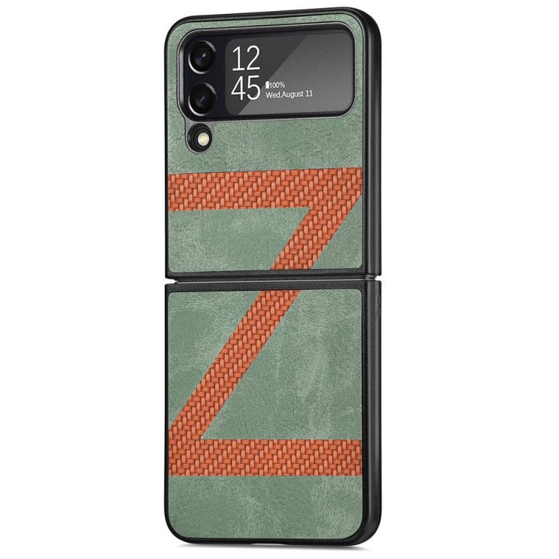 Kryty Na Mobil Na Samsung Galaxy Z Flip 4 Flipové Pouzdro Styl Kůže Z Design