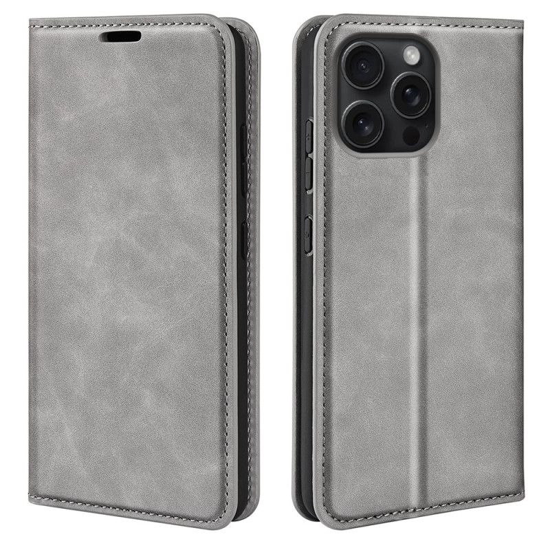 Kožené Pouzdro iPhone 16 Pro Max Klasika