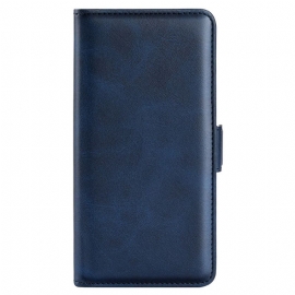 Kožený Kryt iPhone 16 Pro Max Dvojité Zapínání