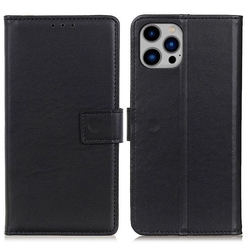 Kožený Kryt iPhone 16 Pro Max Imitace Kůže
