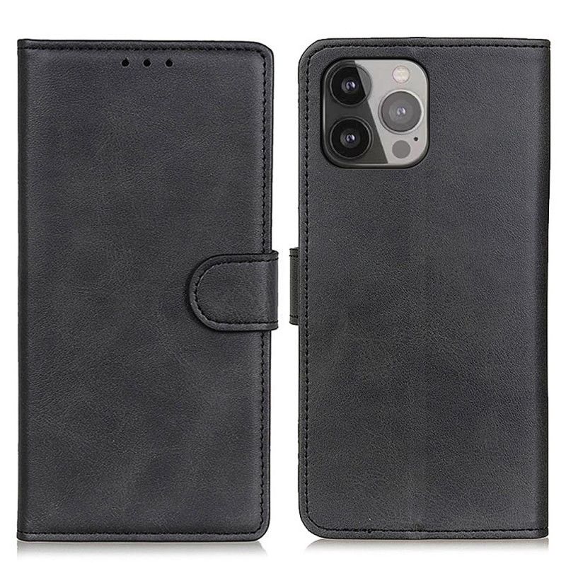 Kožený Kryt iPhone 16 Pro Max Matná Umělá Kůže
