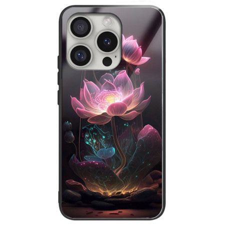 Kryt Na iPhone 16 Pro Max Tvrzené Sklo Růžového Lotosu