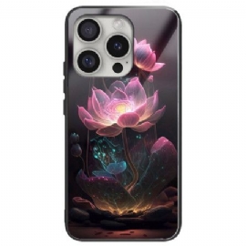 Kryt Na iPhone 16 Pro Max Tvrzené Sklo Růžového Lotosu