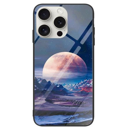 Kryt Na iPhone 16 Pro Max Tvrzené Sklo White Planet