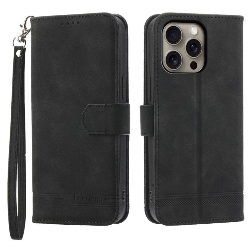 Peněženková Pouzdra iPhone 16 Pro Max Dierfeng