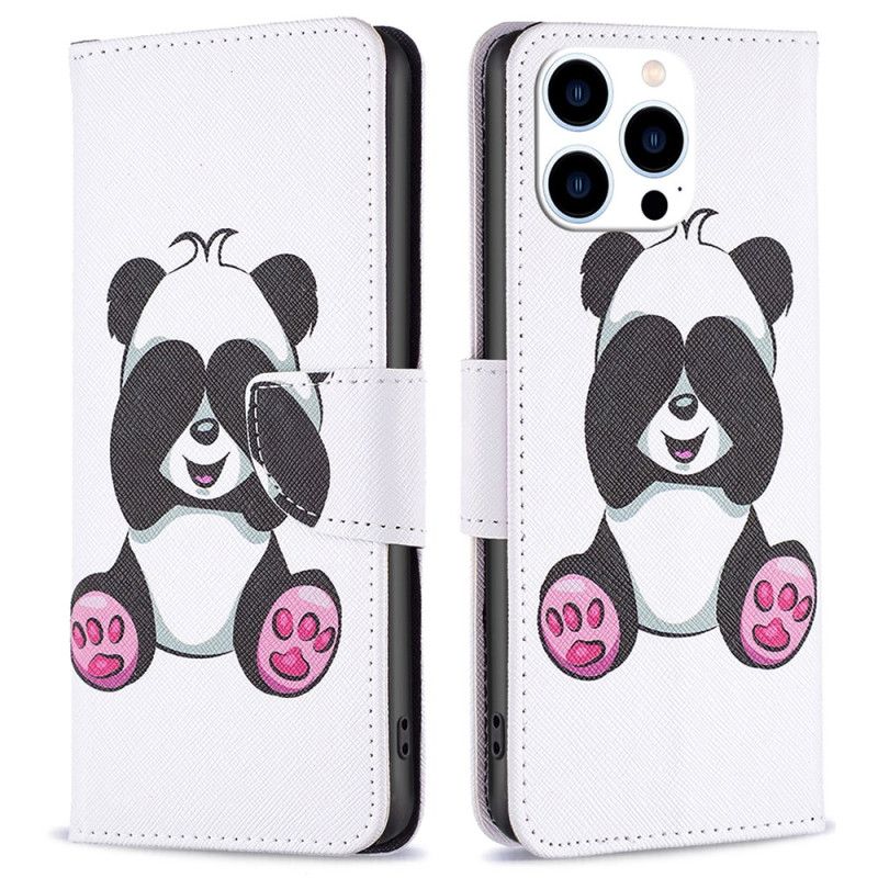 Peněženková Pouzdra iPhone 16 Pro Max Kryty Na Mobil Panda