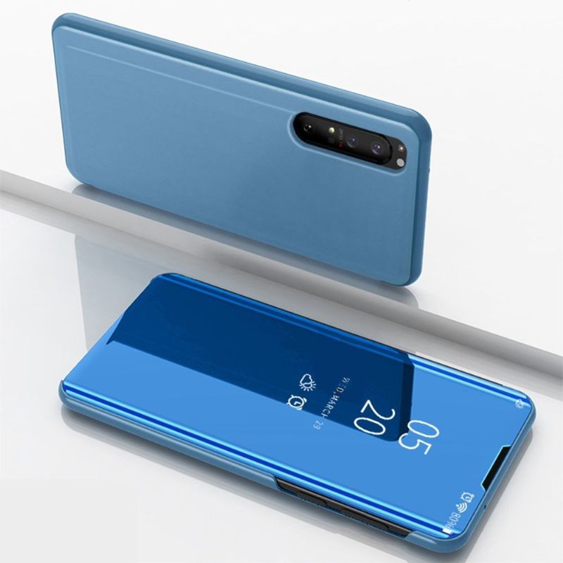 Kryt Na Sony Xperia 1 II Flipové Pouzdro Zrcadlový Efekt