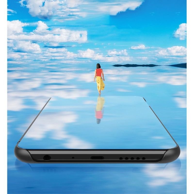 Kryt Na Sony Xperia 1 II Flipové Pouzdro Zrcadlový Efekt