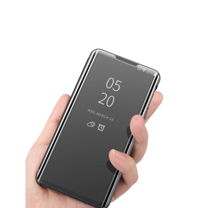 Kryt Na Sony Xperia 1 II Flipové Pouzdro Zrcadlový Efekt