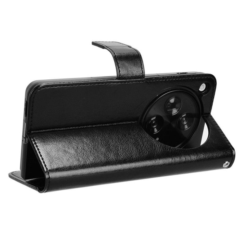 Kožený Kryt Oppo Find N3 Okázalá Umělá Kůže