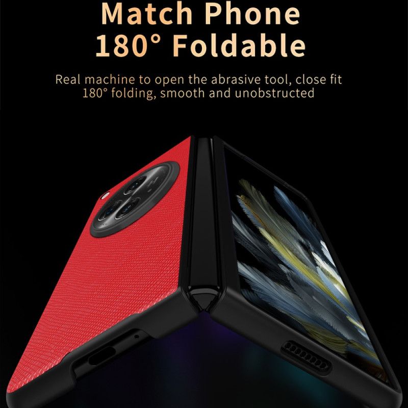 Kryt Na Oppo Find N3 Otevřená Tkaná Textura