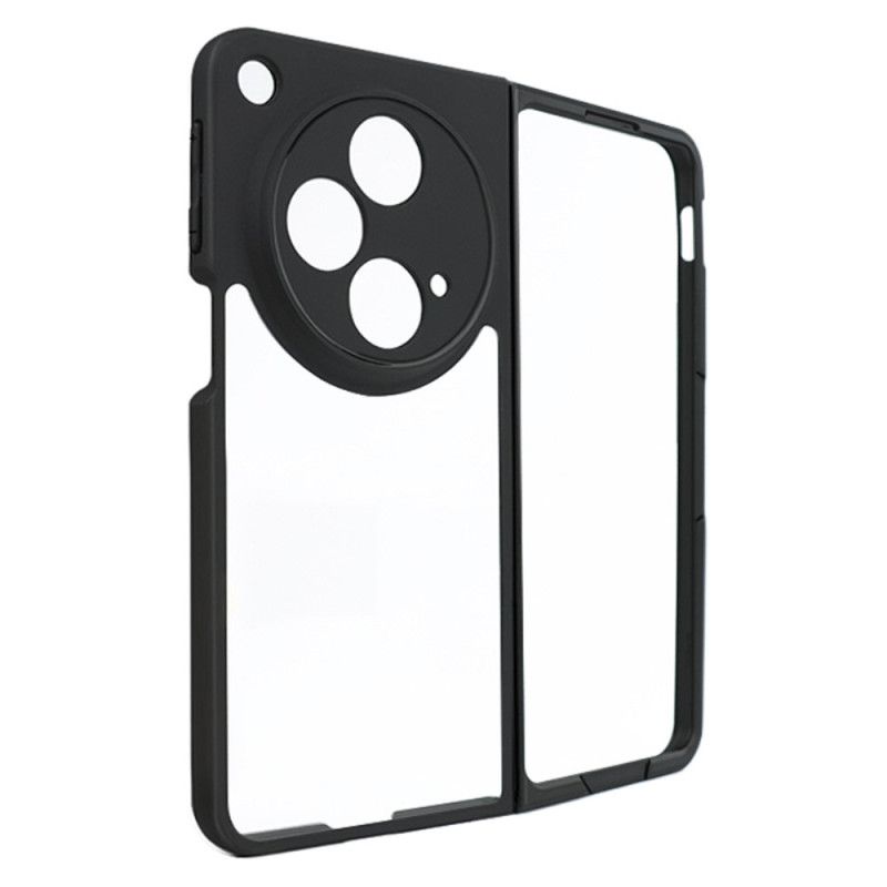 Kryt Na Oppo Find N3 Průhledný S Černým Okrajem