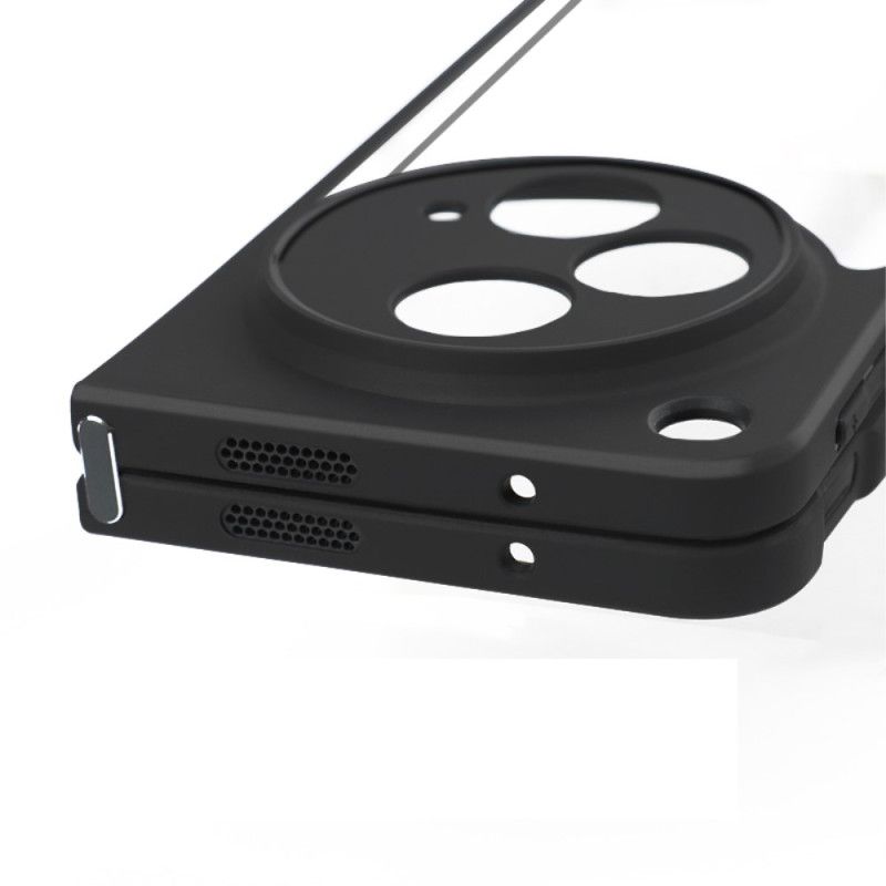 Kryt Na Oppo Find N3 Průhledný S Černým Okrajem