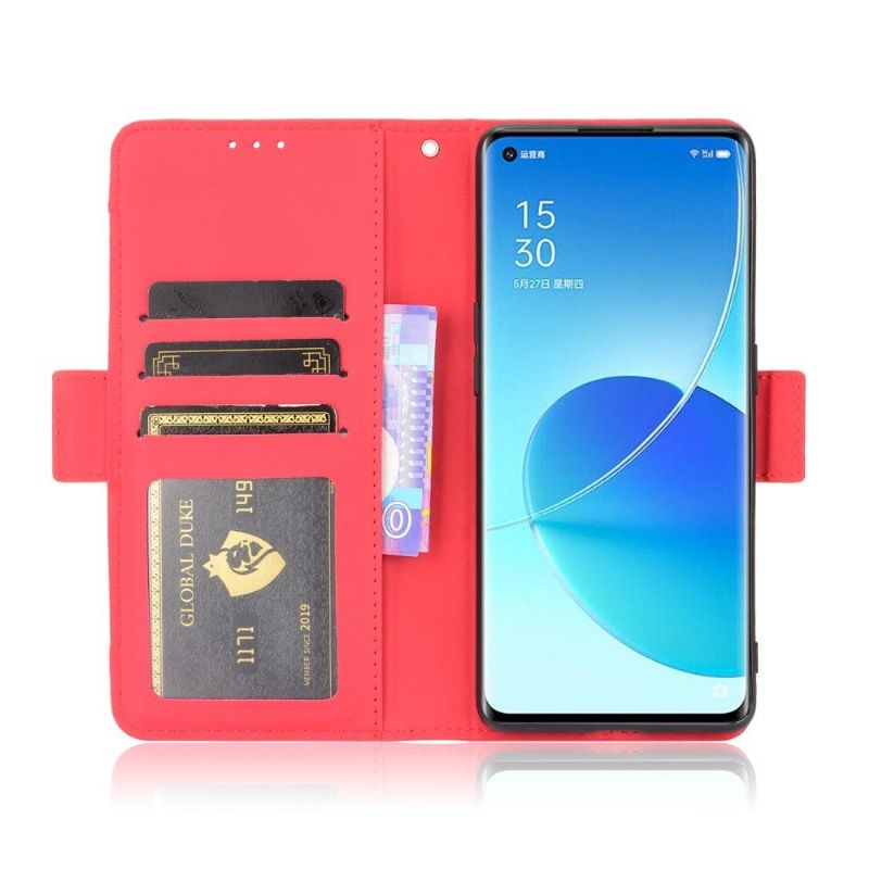 Flipové Pouzdro Na Oppo Reno 6 Pro 5G Premium S Držitelem Karty