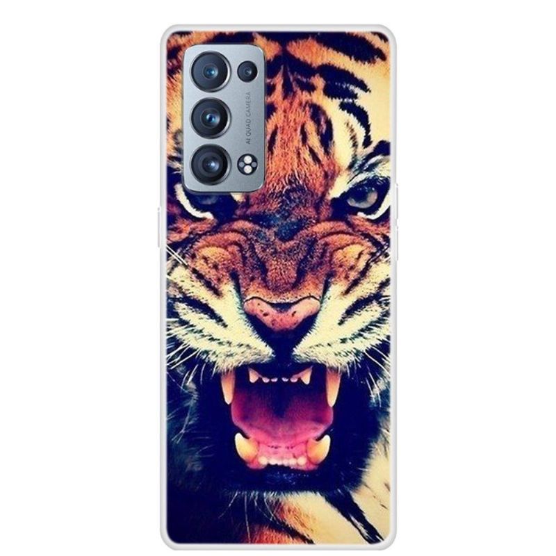 Kryt Na Oppo Reno 6 Pro 5G Divoký Tygr