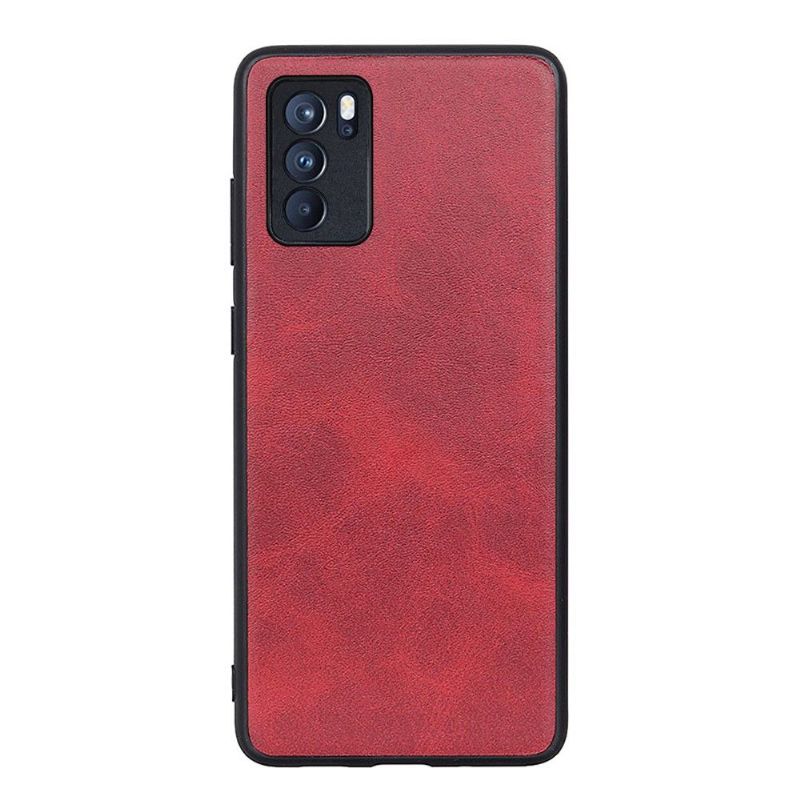 Kryt Na Oppo Reno 6 Pro 5G Vintage Umělý Kožený Jazz