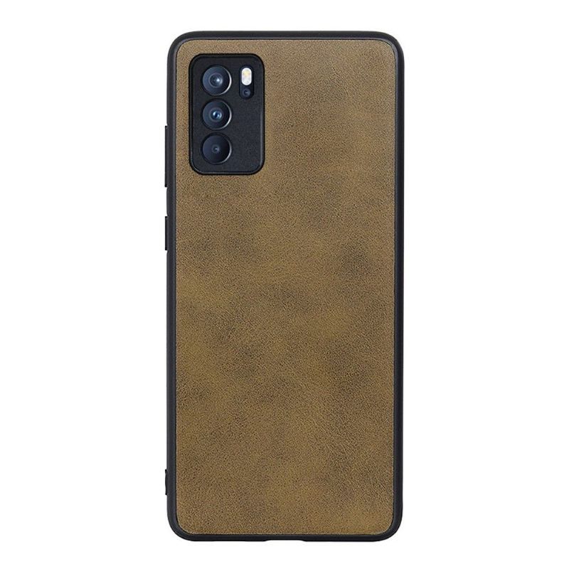 Kryt Na Oppo Reno 6 Pro 5G Vintage Umělý Kožený Jazz