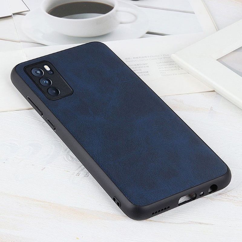 Kryt Na Oppo Reno 6 Pro 5G Vintage Umělý Kožený Jazz