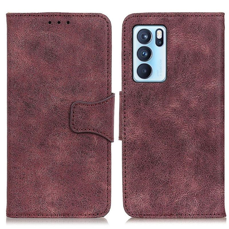 Pouzdra Na Oppo Reno 6 Pro 5G Edouard Vintage Z Umělé Kůže