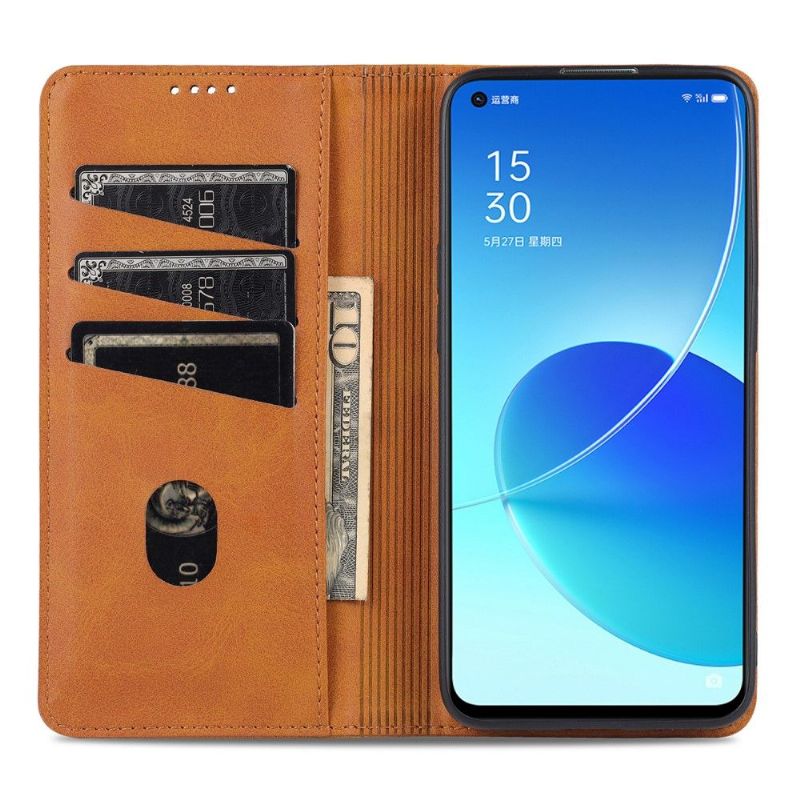 Pouzdra Na Oppo Reno 6 Pro 5G Peněženkové Pouzdro Umělá Kůže Azns