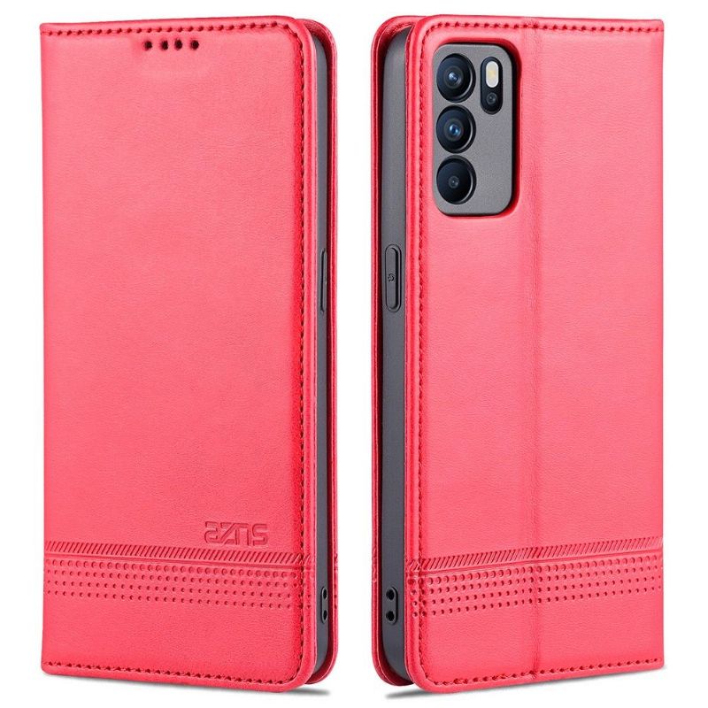 Pouzdra Na Oppo Reno 6 Pro 5G Peněženkové Pouzdro Umělá Kůže Azns