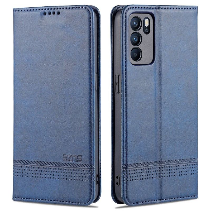 Pouzdra Na Oppo Reno 6 Pro 5G Peněženkové Pouzdro Umělá Kůže Azns