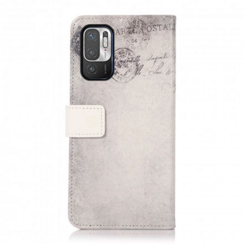 Flipové Pouzdro Na Xiaomi Redmi Note 10 5G Kočka Cestovatel