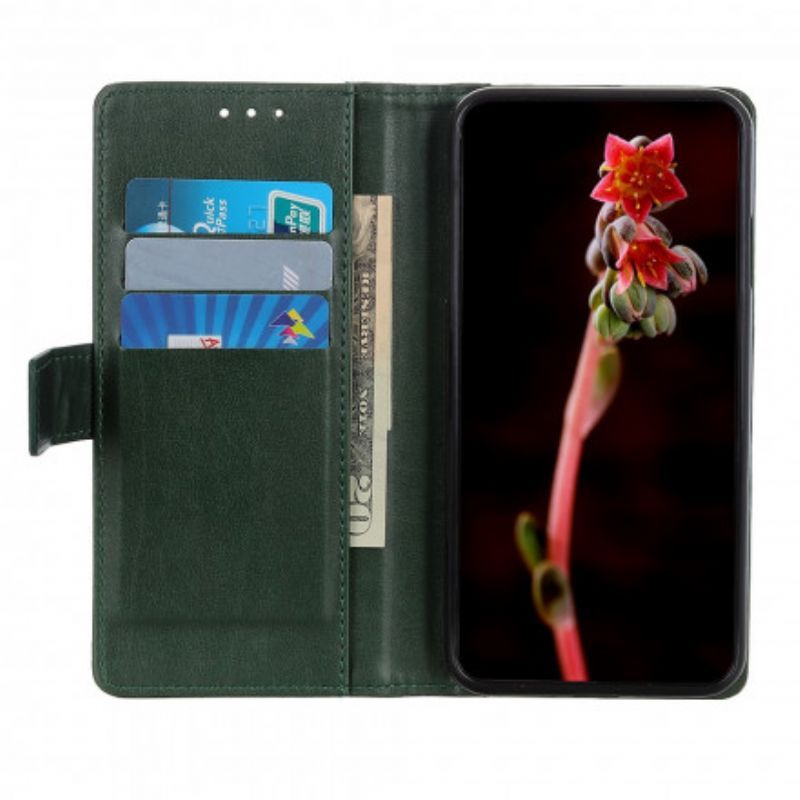 Flipové Pouzdro Na Xiaomi Redmi Note 10 5G Kožený Styling