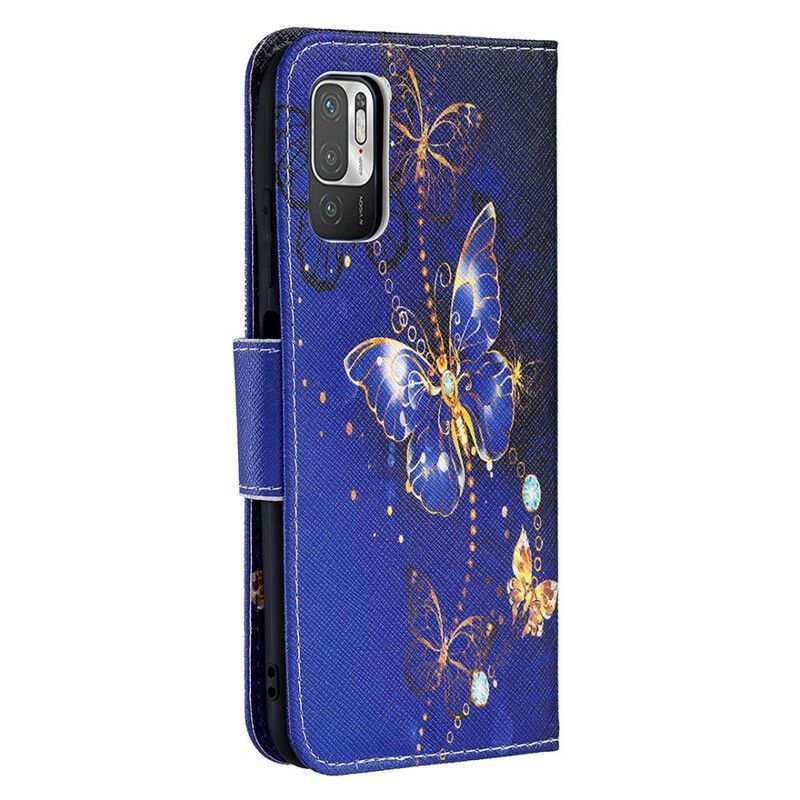 Flipové Pouzdro Na Xiaomi Redmi Note 10 5G Neuvěřitelní Motýli