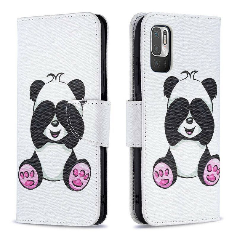 Flipové Pouzdro Na Xiaomi Redmi Note 10 5G Panda Zábava