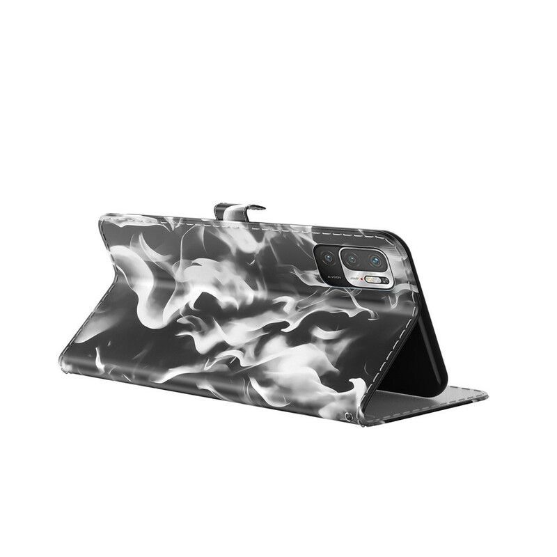 Kožené Pouzdro Na Xiaomi Redmi Note 10 5G Abstraktní Vzor