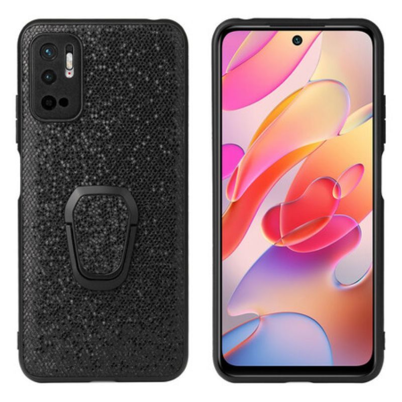 Kryt Na Xiaomi Redmi Note 10 5G Třpytivý Prsten-držák