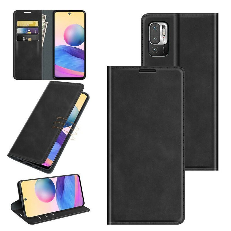 Kryty Na Mobil Na Xiaomi Redmi Note 10 5G Flipové Pouzdro Silky Touch