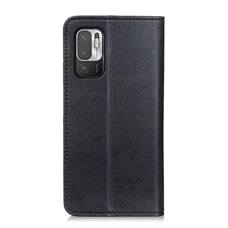 Kryty Na Mobil Na Xiaomi Redmi Note 10 5G Flipové Pouzdro Textura Liči Split Kůže