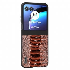 Kryt Motorola Razr 50 Krokodýlí Textura Abeel