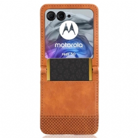 Kryt Motorola Razr 50 Kryty Na Mobil Držák Karty Vintaga Frieze