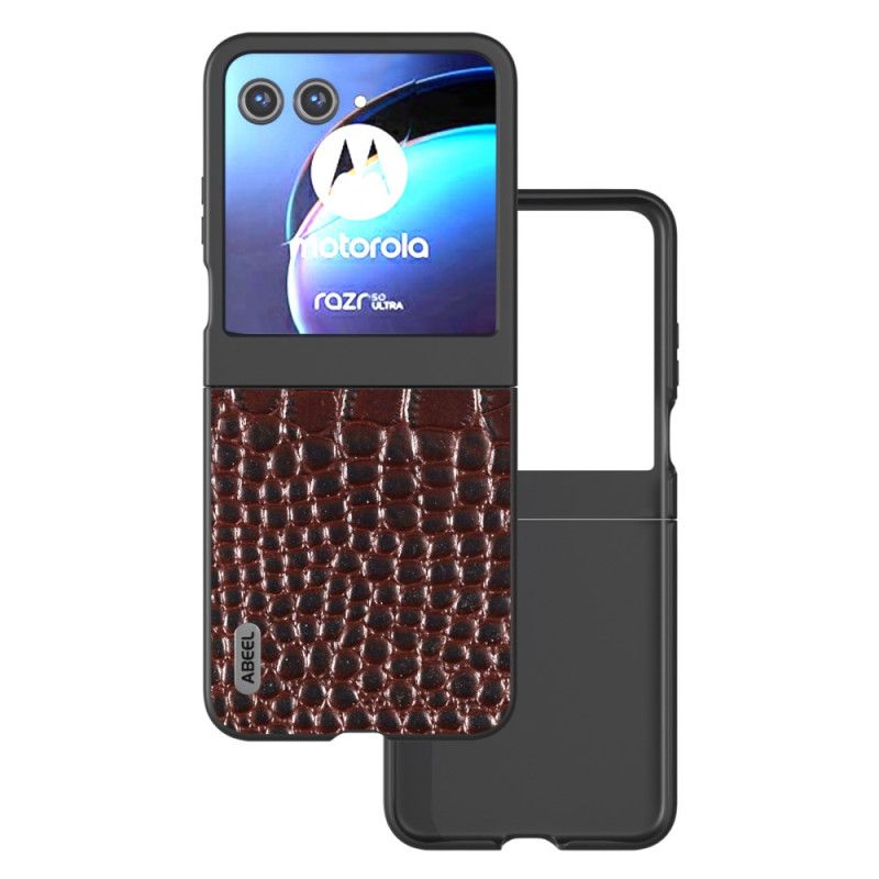Kryt Na Motorola Razr 50 Krokodýlí Kůže Abeel