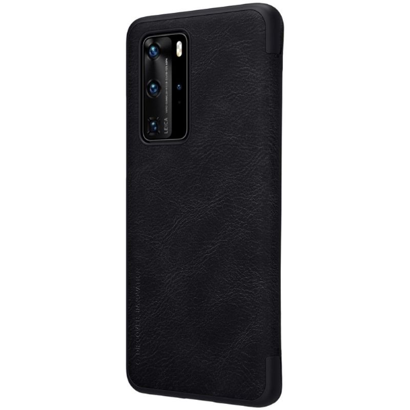 Flipové Pouzdro Na Huawei P40 Pro Imitace Kůže Řady Qin