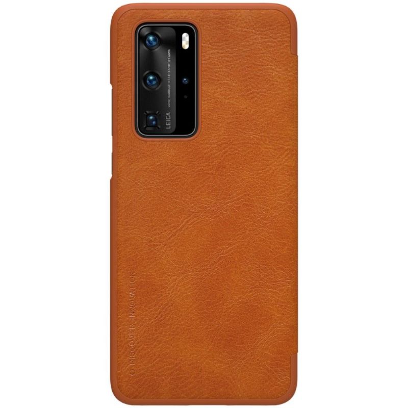 Flipové Pouzdro Na Huawei P40 Pro Imitace Kůže Řady Qin
