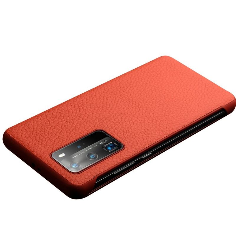 Flipové Pouzdro Na Huawei P40 Pro Kožené Pouzdro Kožené Okno