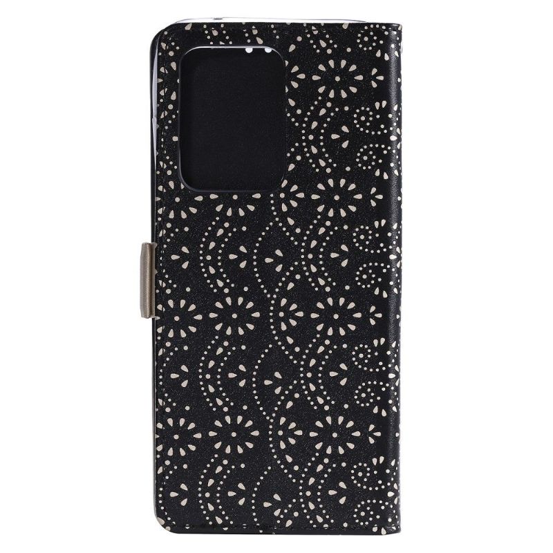 Flipové Pouzdro Na Huawei P40 Pro Romantická Krajka