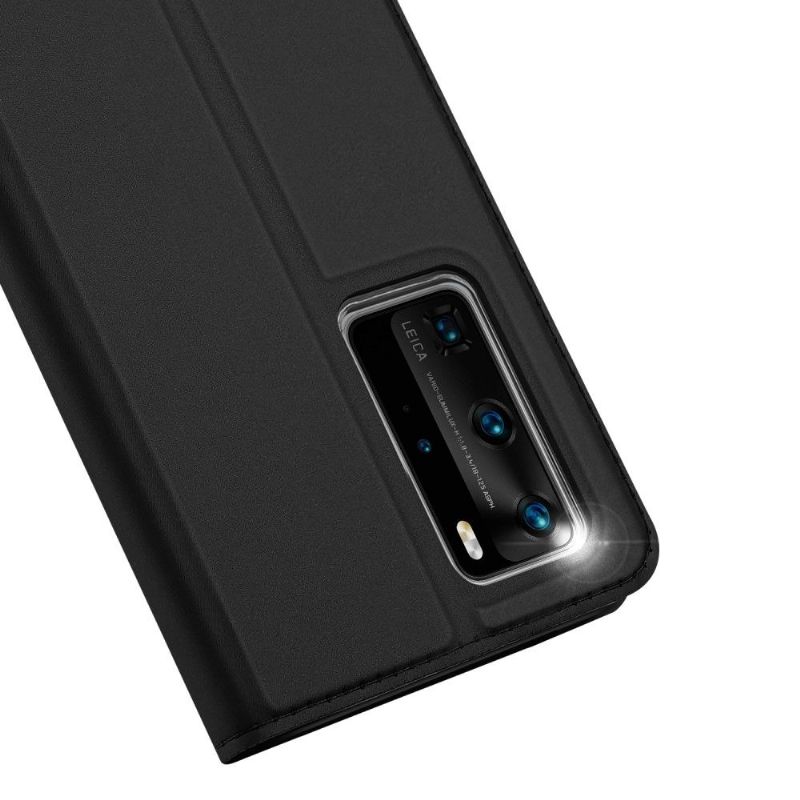 Flipové Pouzdro Na Huawei P40 Pro Saténový Povlak