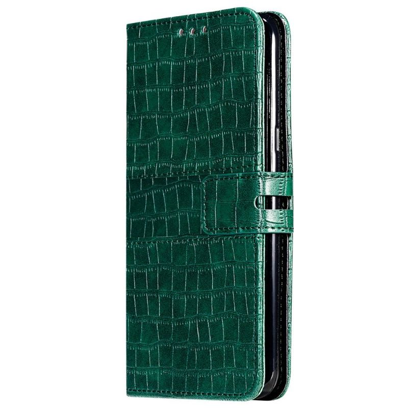 Flipové Pouzdro Na Huawei P40 Pro Styl Kůže S Efektem Croc